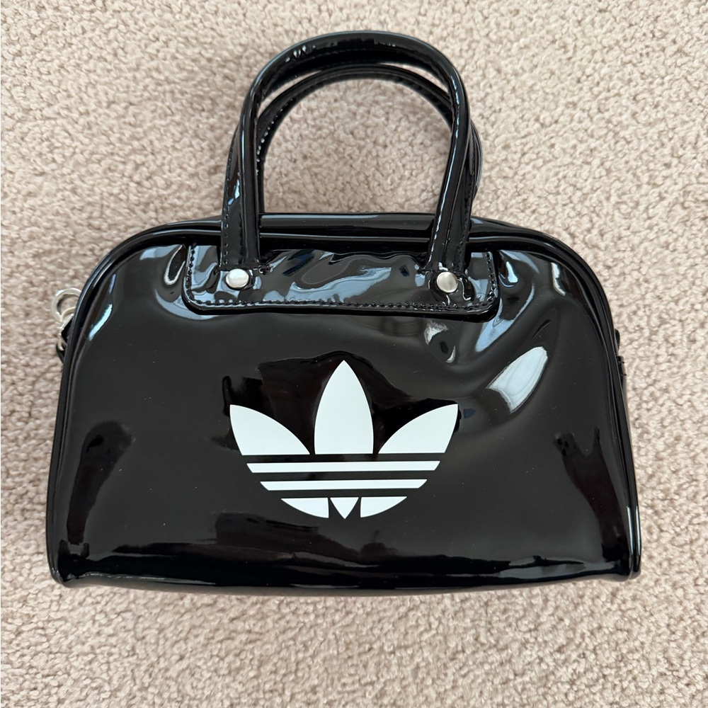 Adidas Adicolor Glossy Black Mini BowlingBag